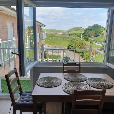 Apartment Frente A La Playa Con Vistas Al Mar En Barro, Llanes